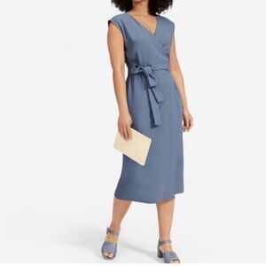 Japanese go-weave wrap dress